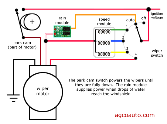 Ford 5 Wire Wiper Motor Wiring Diagram
