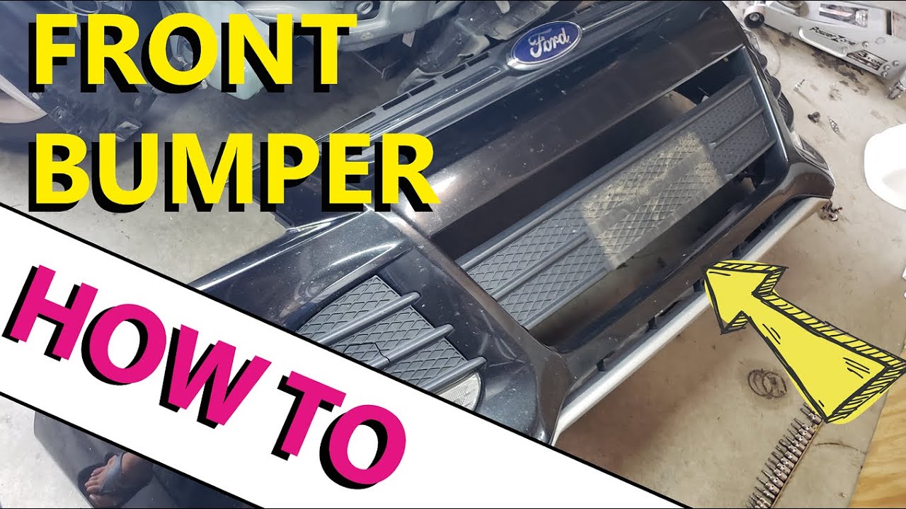 How To Take Off A Bumper Ford Escape Front Bumper Cover Removal: HOW TO ESCAPE - YouTube