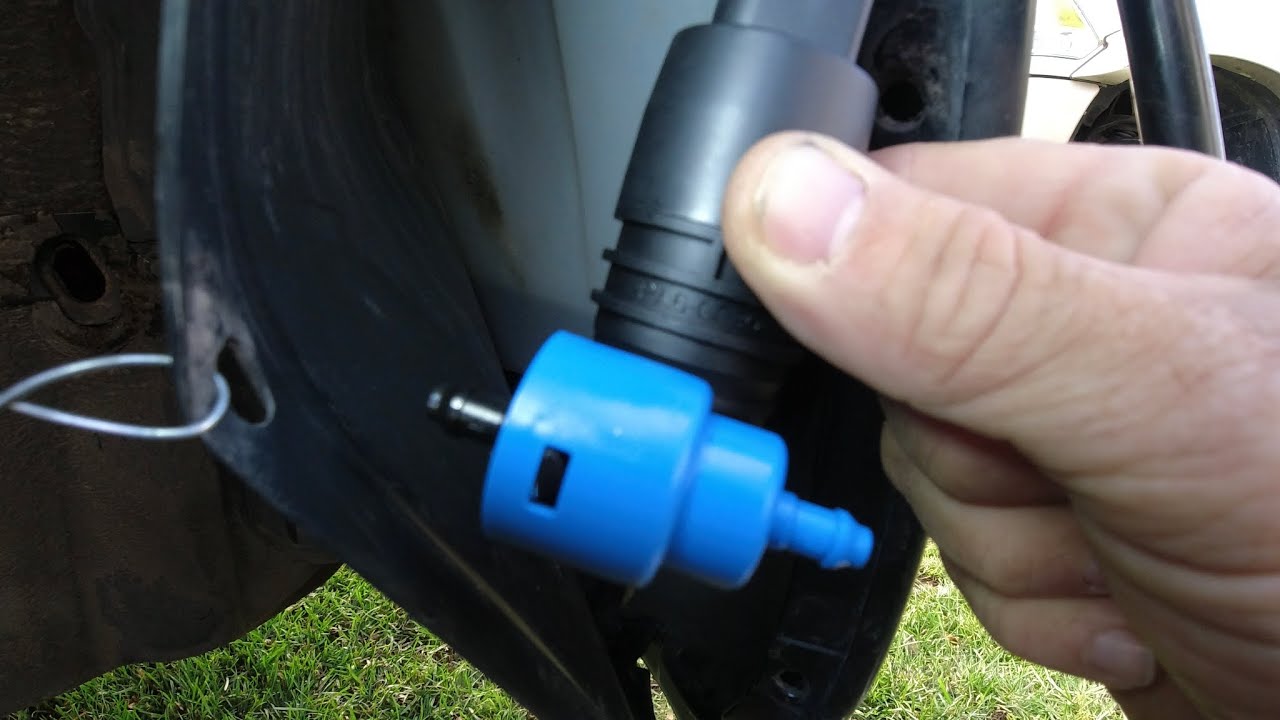 How To Unclog A Windshield Washer Nozzle Ford Escape Windshield Washer Pump Replacement - YouTube