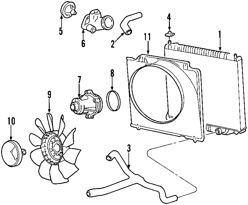 2000 Ford Excursion Cooling System Diagram