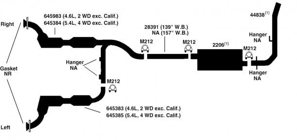 2004 Ford F150 Exhaust System Diagram
