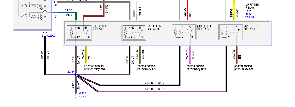 2011 F250 Upfitter Switch Wiring Diagram