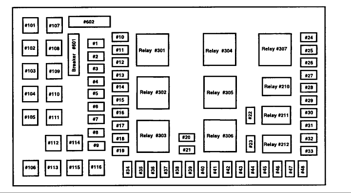 2004 Ford F350 Fuse Box Diagram Under Hood