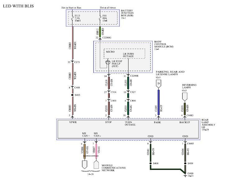Ford F350 Wiring Diagram Tail Lights
