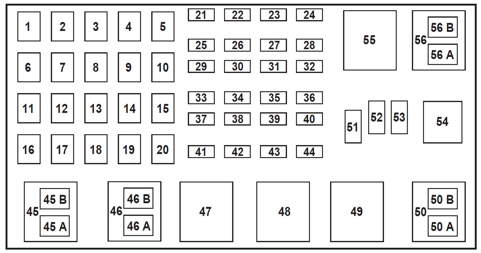 2003 Ford Ranger Fuse Box Diagram Under Hood