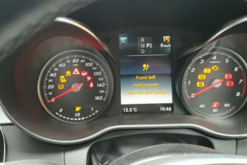 Front Left Malfunction Service Required