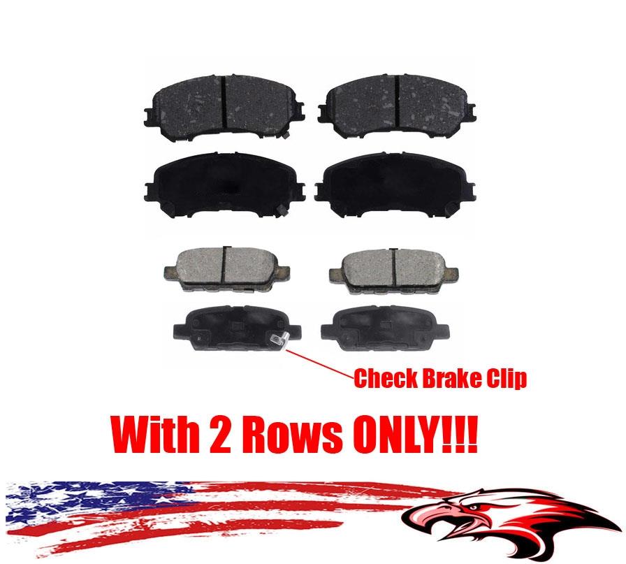 2016 Nissan Rogue Brake Pads