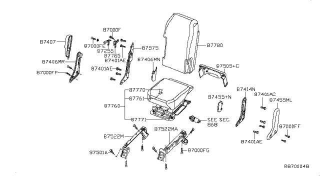 2005 Nissan Titan Driver Seat Replacement