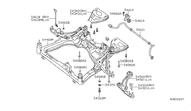 Nissan Altima Front Suspension Diagram