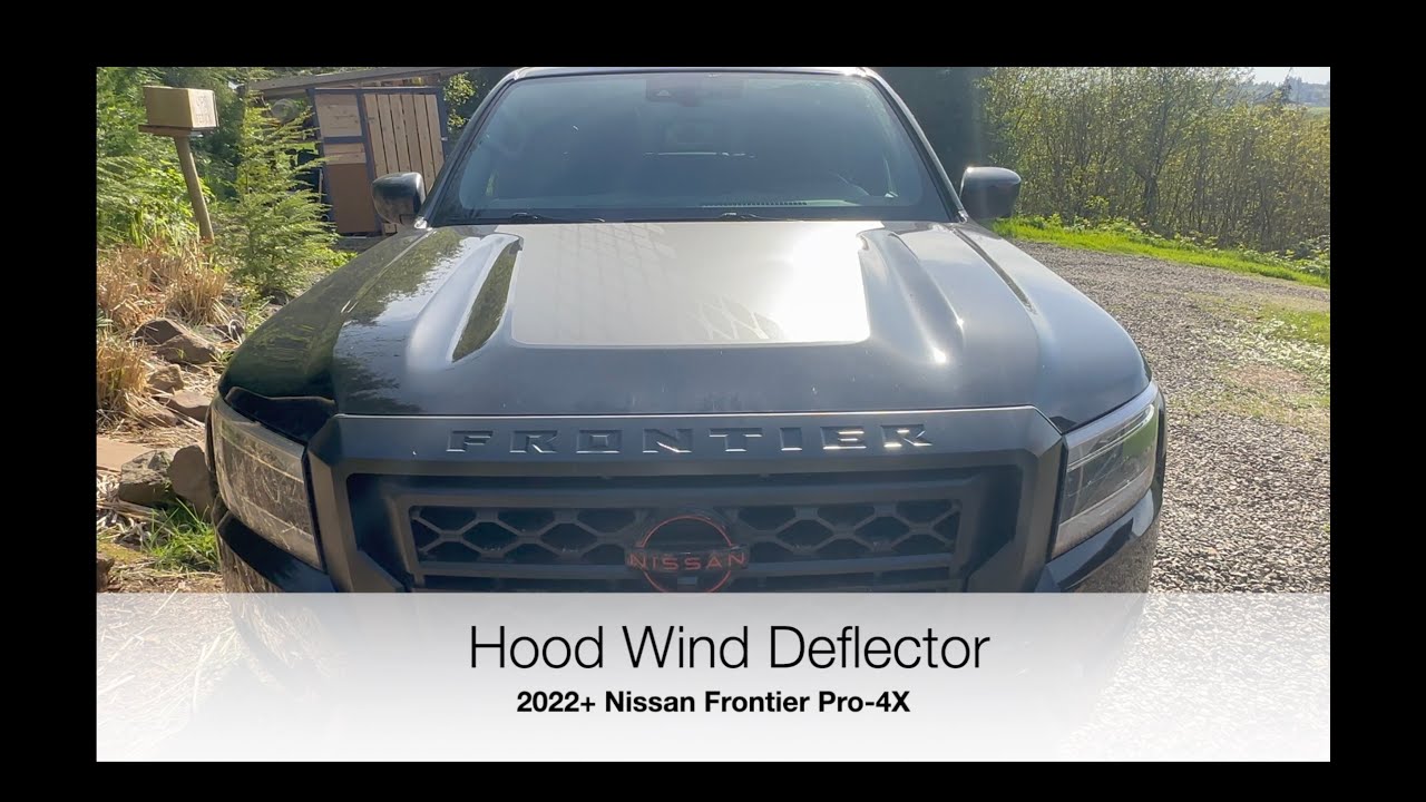2022 Nissan Frontier Hood Deflector