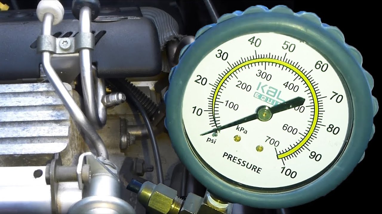 How To Use Fuel Pressure Tester Fuel Pressure Test - YouTube