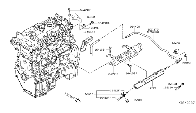 2016 Nissan Versa Fuel Filter