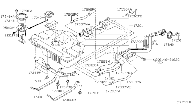 Nissan Sentra Gas Tank Size