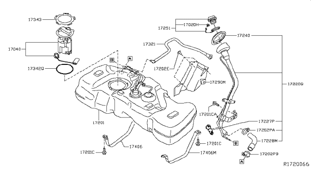 2014 Nissan Sentra Tank Size