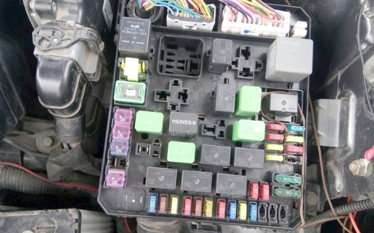 Relay Mitsubishi Outlander Fuse Box Diagram