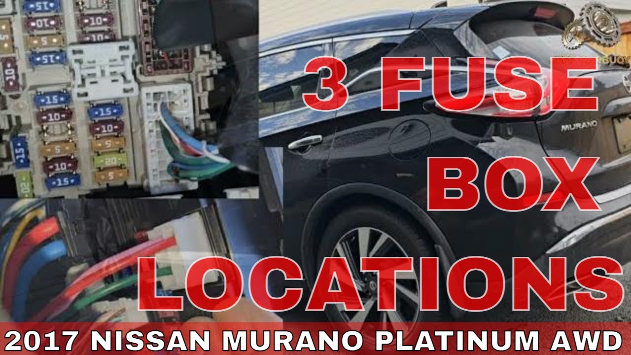 2015 Nissan Murano Fuse Box Diagram