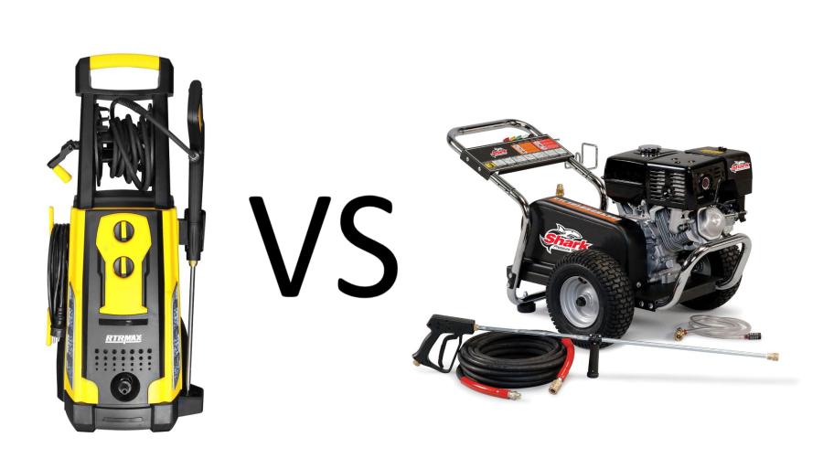 Electric Power Washer Vs Gas Power Washer