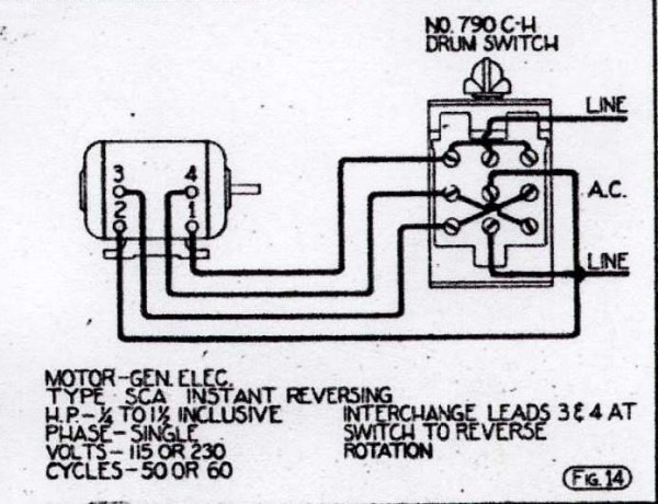 General Electric Motor Wiring Diagram