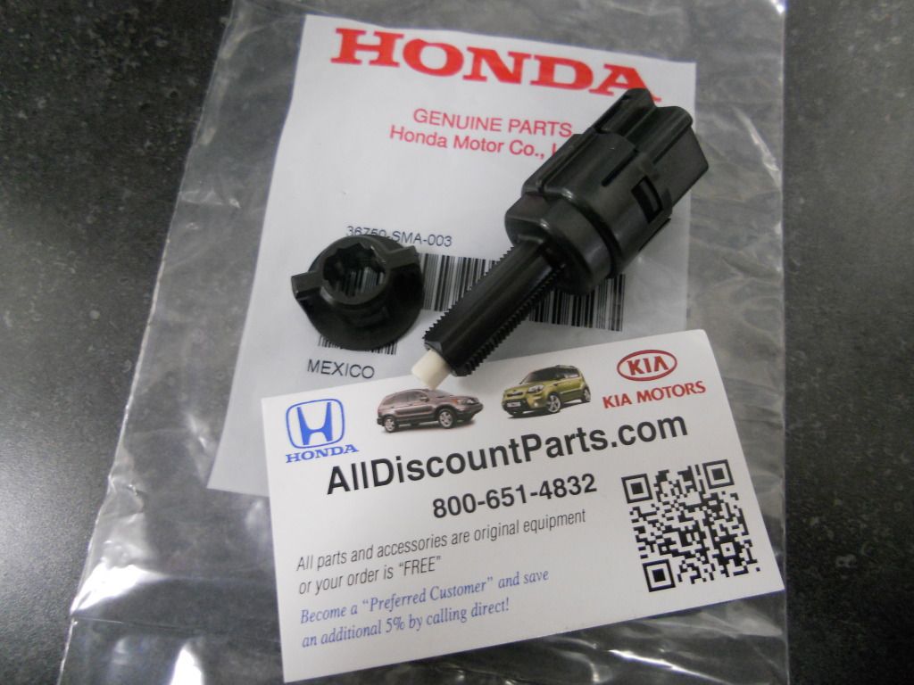 Honda Accord Brake Light Switch Stopper