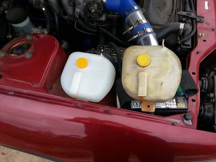 240sx S13 Coolant Reservoir: Replacement Options