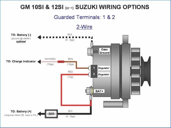 Gm Alternator Wiring Diagram 2 Wire Alternator