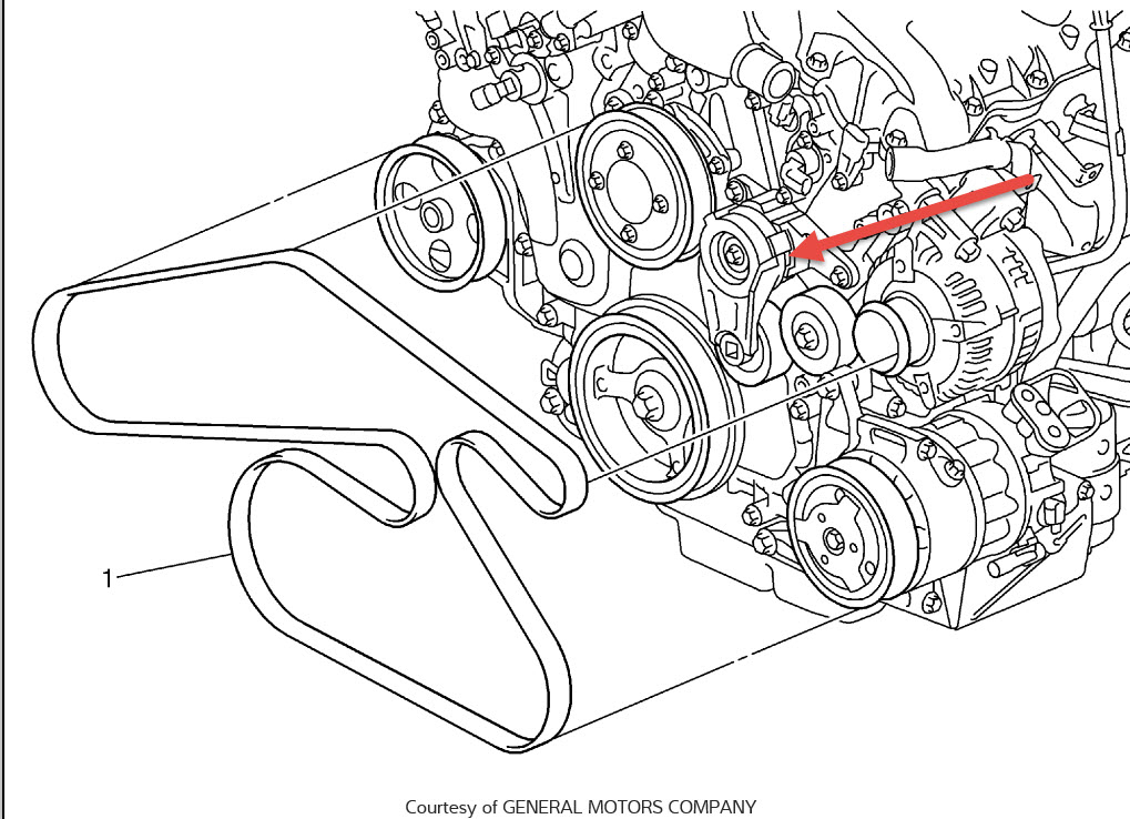 2011 Gmc Acadia Serpentine Belt Diagram