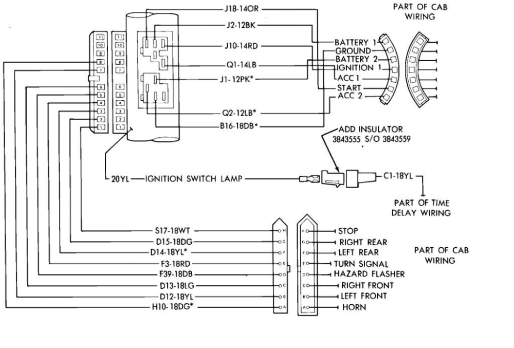 Chevy Steering Column Wiring Diagram