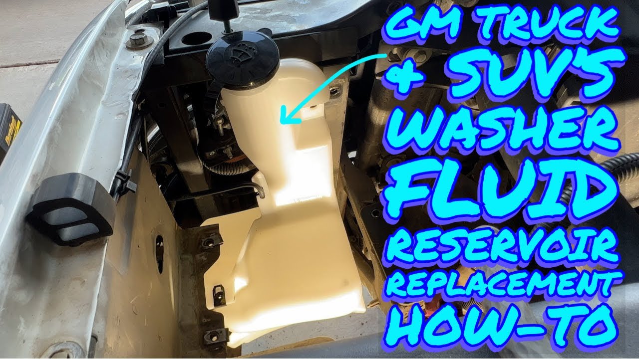 How To Replace Washer Fluid Reservoir GM Trucks & Suv Washer Fluid Reservoir Replacement How-To - YouTube