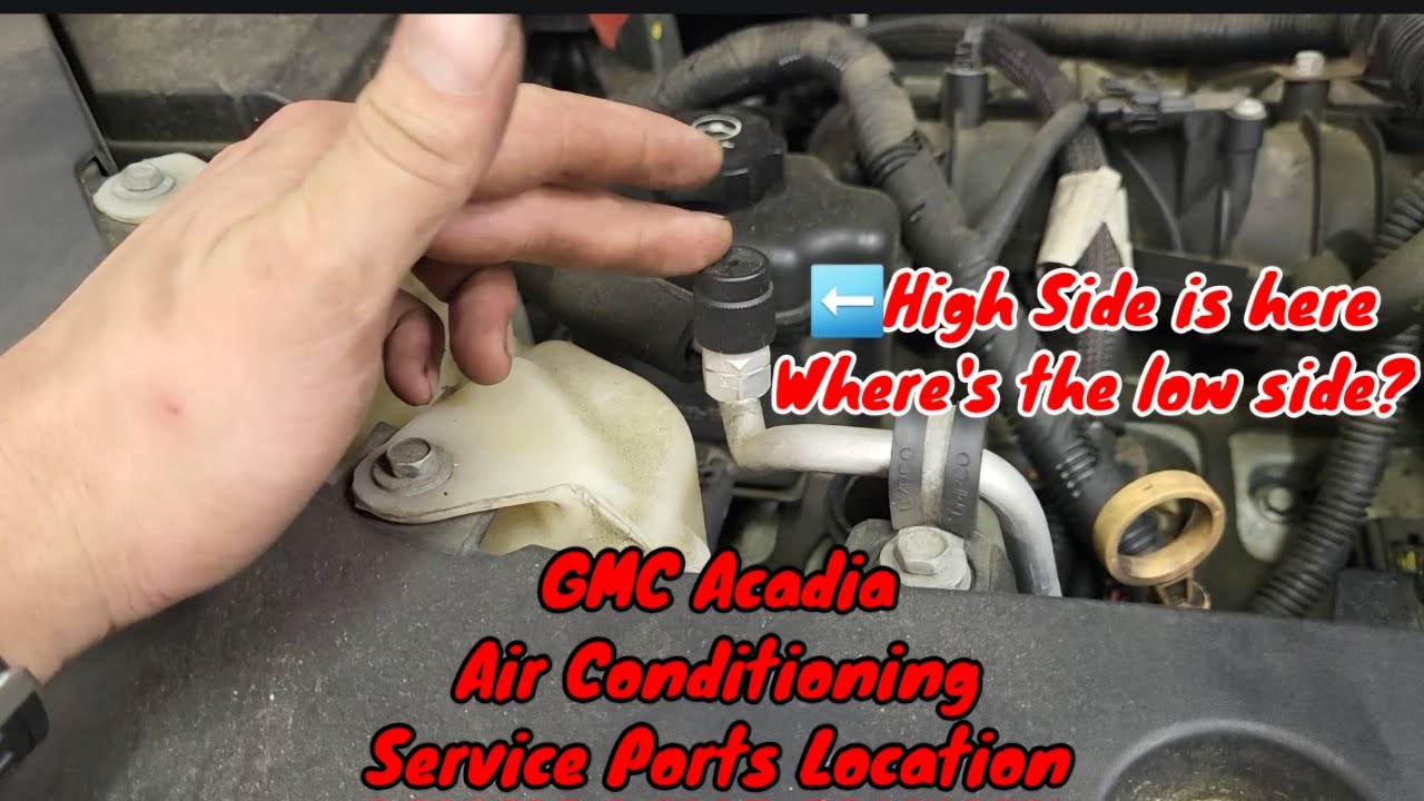 2018 Gmc Acadia Ac Recharge Port Location