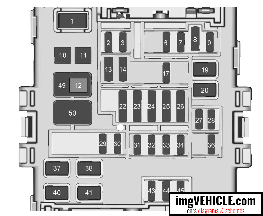 2014 Gmc Sierra 1500 Fuse Box Diagram