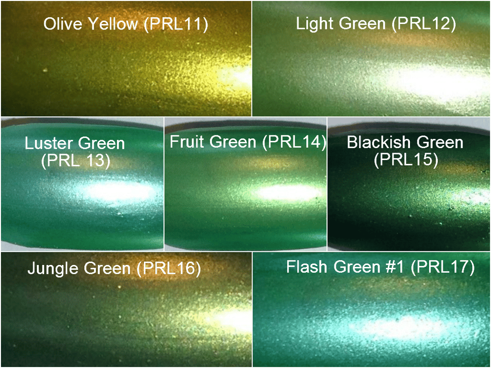 Cobalt Green Pearl Paint Formulation And Application