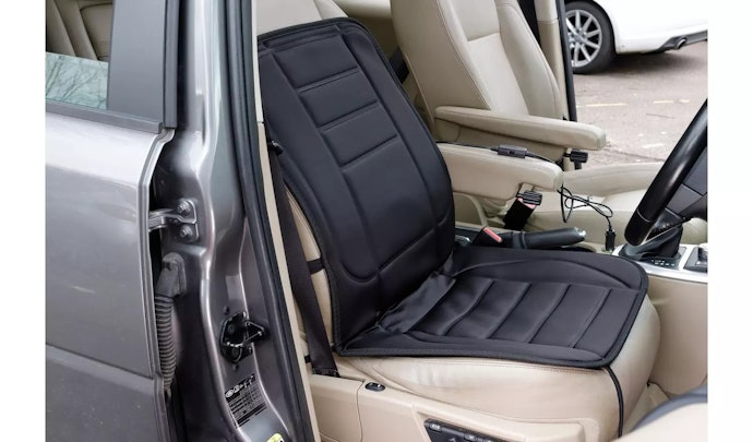 Heated Car Seat Cover With Lumbar Support