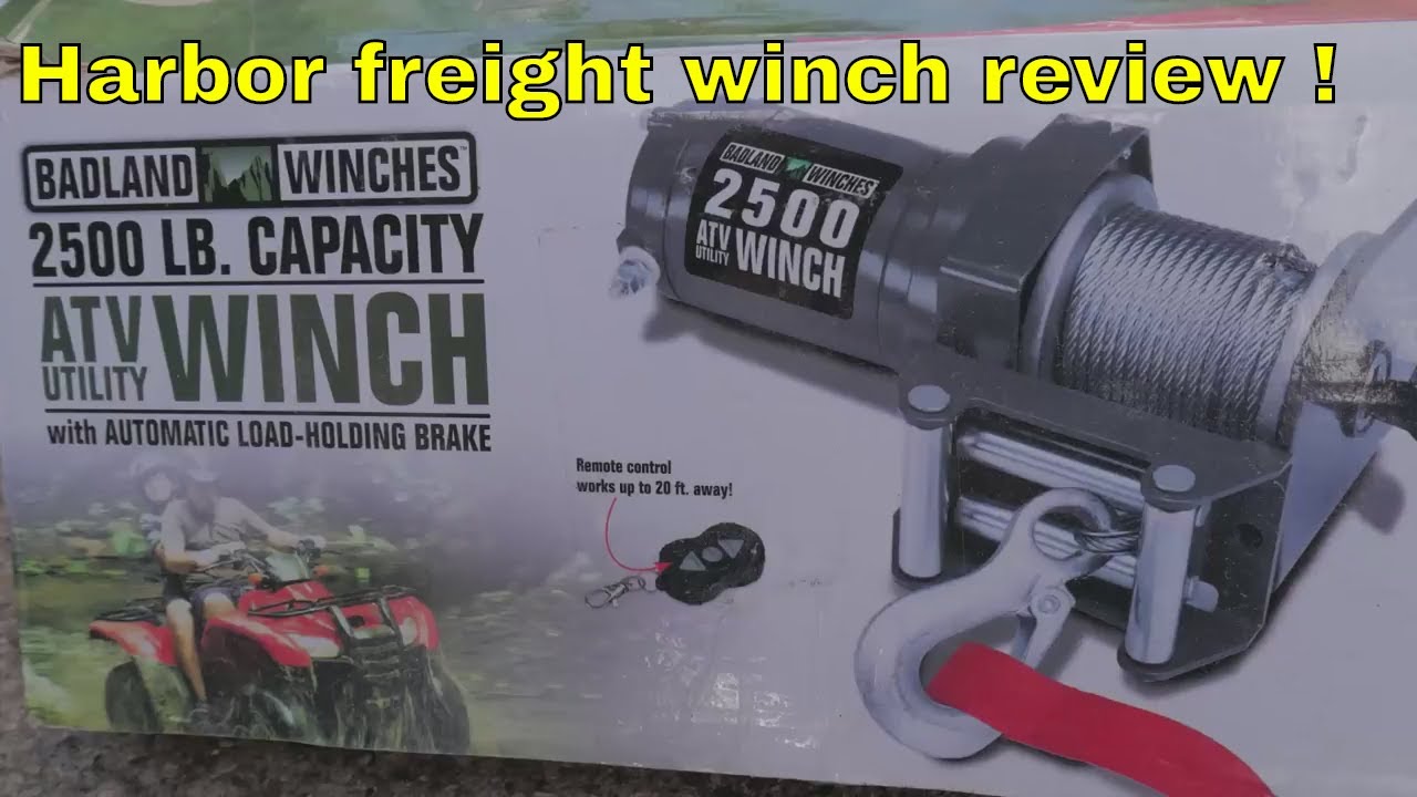 2000 Lb Winch Harbor Freight