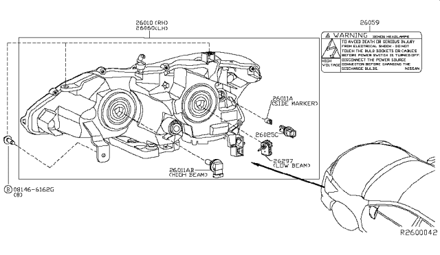 2016 Nissan Altima Headlight Adjustment