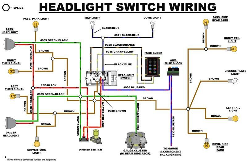 Headlight Switch Wiring Diagram Chevy Truck