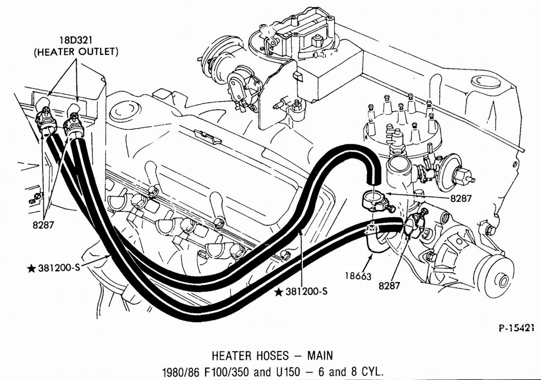 2000 Chevy Silverado Heater Hose Diagram