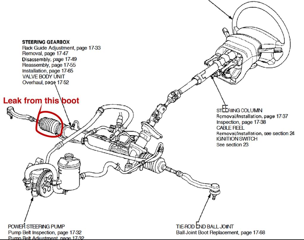 2007 Honda Civic Power Steering Hose Diagram