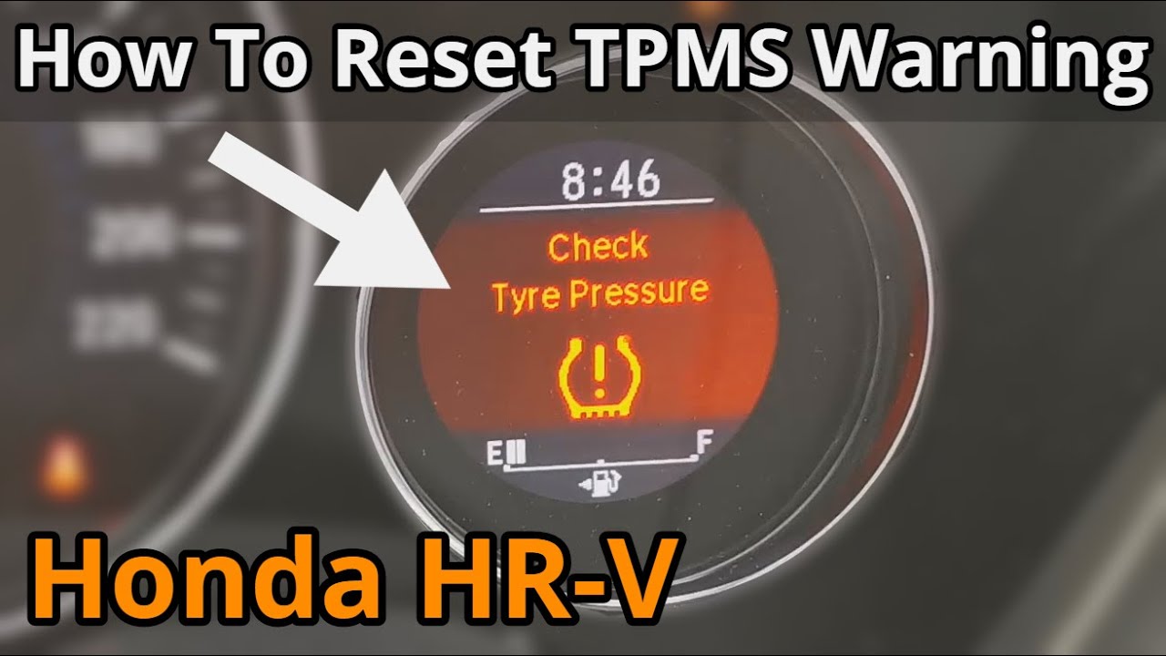 How To Turn Off Tire Pressure Light Honda