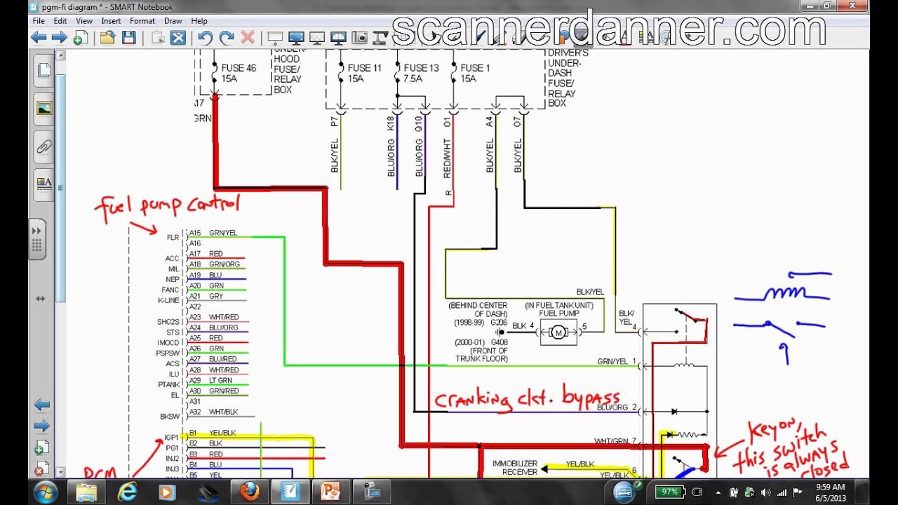 Ignition Honda Main Relay Wiring Diagram