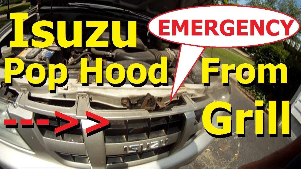 How To Open Car Hood When Cable Breaks Hood Release Cable Broken? How to Open Car Hood Latch - Isuzu