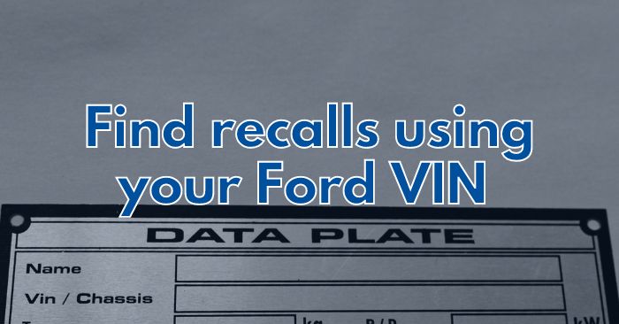 How To Check For Recalls With Vin
