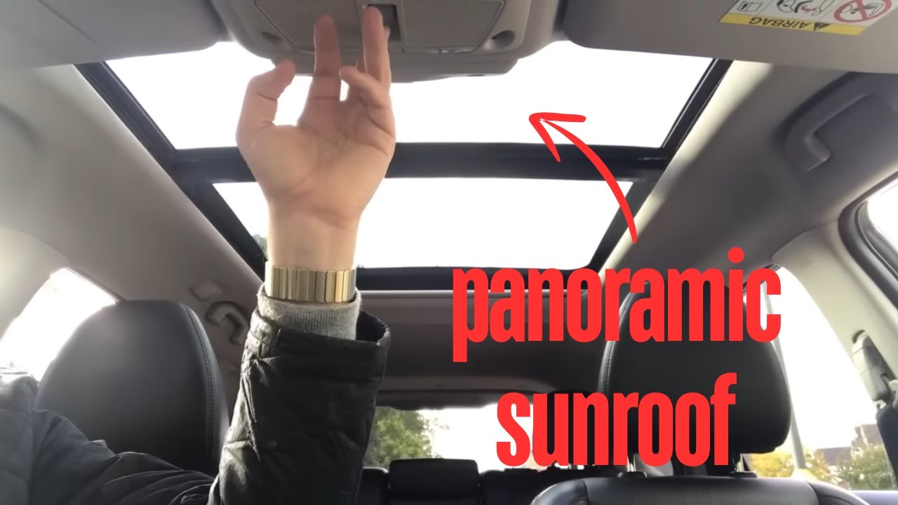 How To Fix Sunroof Cover Off Track How it works....Panoramic Sunroof - YouTube