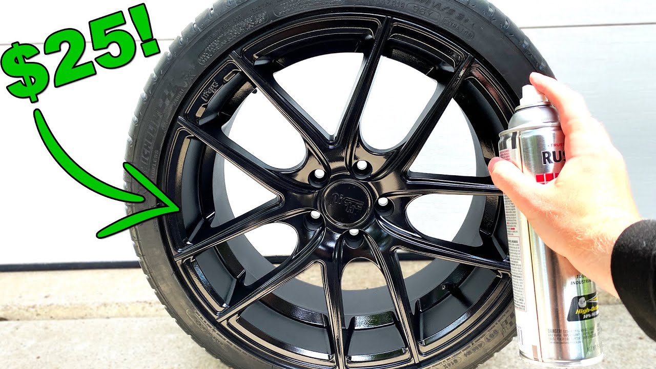 How Much To Paint Rims Black