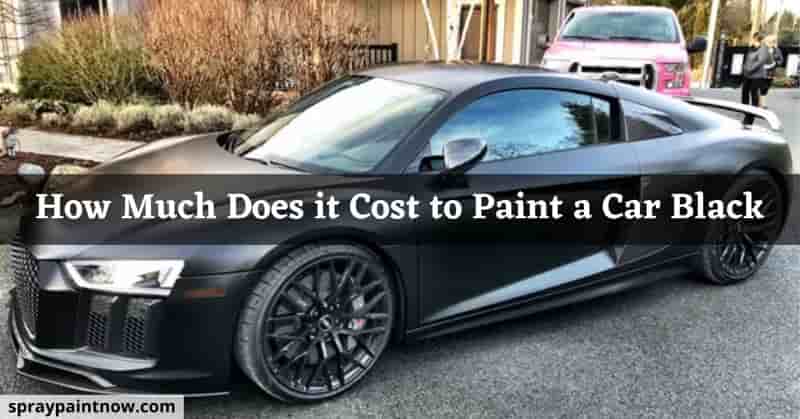 How Much To Paint A Car Black