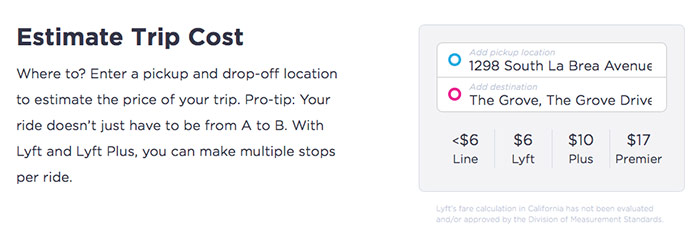 How To Get An Estimate On Lyft