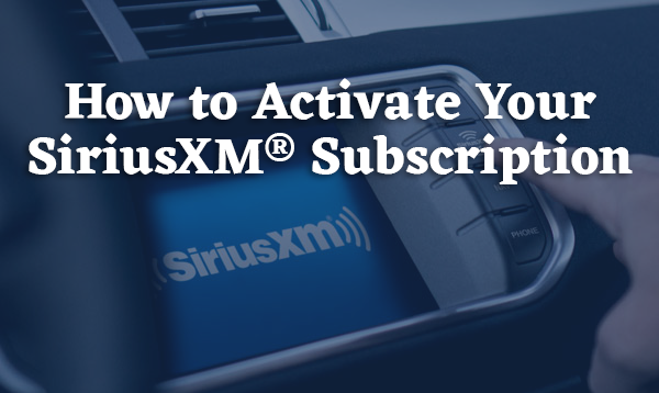 How To Subscribe To Sirius Xm