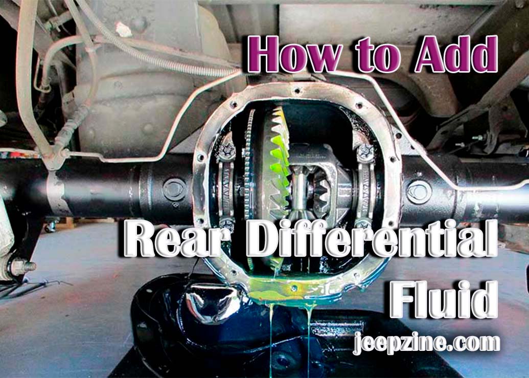 How To Add Differential Fluid