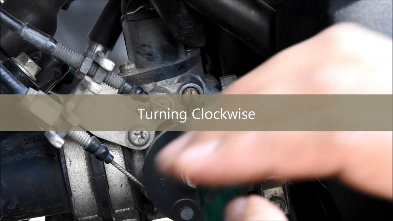 How To Adjust Engine Idle Speed How To Adjust Engine Idle Speed