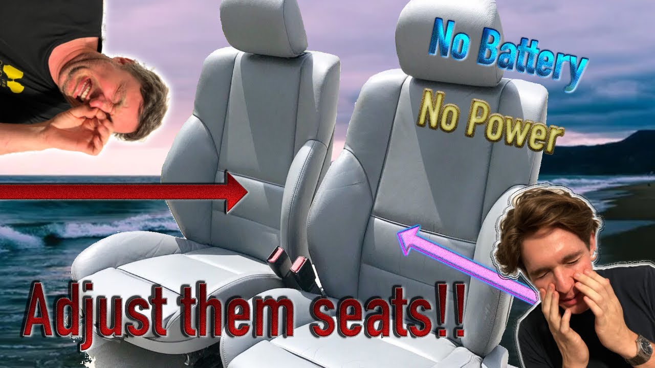 How To Move Power Seats Manually How to adjust move BMW power seats manually - YouTube