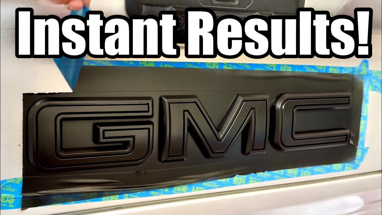How To Black Out Car Emblems